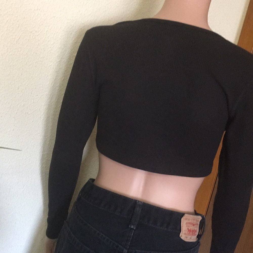 Check Meowt CropTop - Picture 2 of 10